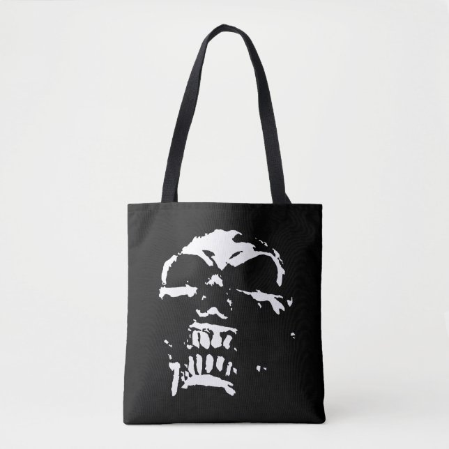 Morbid Skull Tote Bag (Frente)