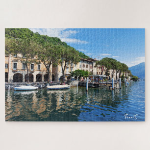 Morcote Lago de Lugano quebra-cabeça