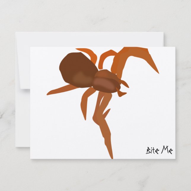 Morda-me Aranha Vermelha (Frente)