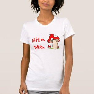 Morda-me camisa do cogumelo