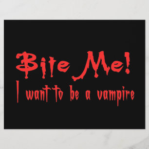 Morda-me que eu quero ser um vampiro