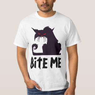 MORDA-ME, t-shirt irritados do gato