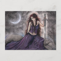 Morgan Le Fay  Cartão Postal de Fantasia