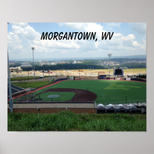 Morgantown WV de Posters de Campo de Baseball