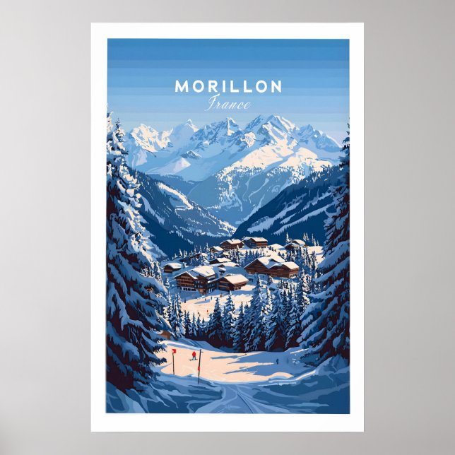 Morillon Impressão de Esqui 1 (Frente)