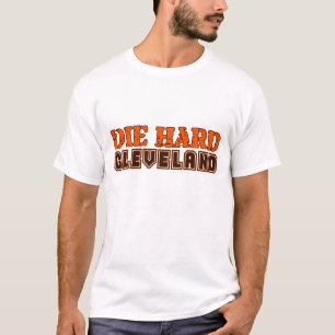 Morre o t-shirt duro do logotipo de Cleveland