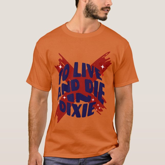 Morrer em Dixie Alabama T Camisas Acessórios (Frente)