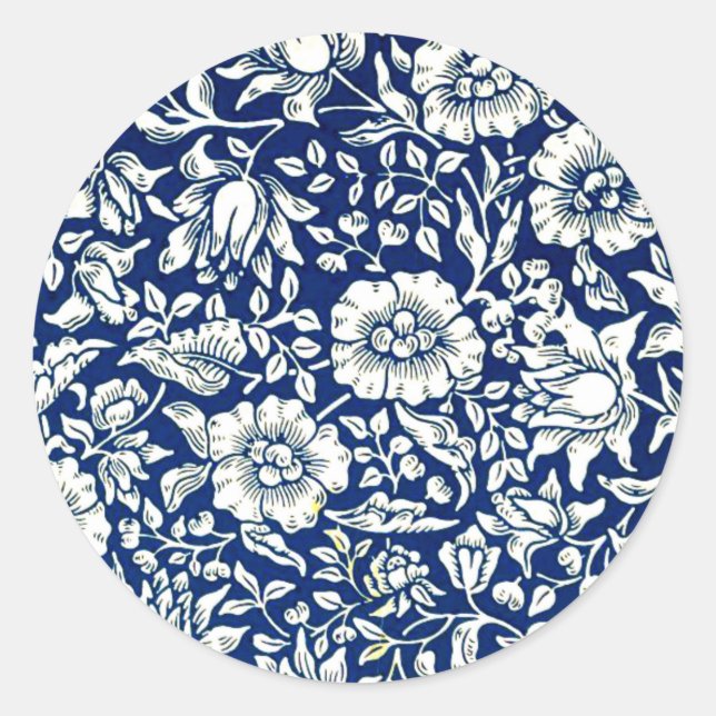 Morris - Folha de Autocolante Azul (Frente)