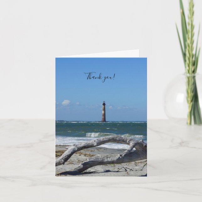 Morris Lighthouse E Árvore Permanece Cartões de ag (Frente)