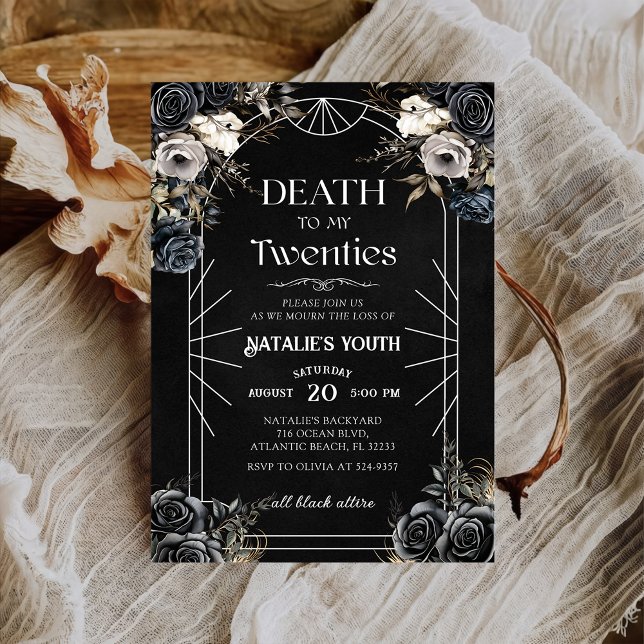 Morte ao meu convite para aniversário de 30 anos d (Criador carregado)