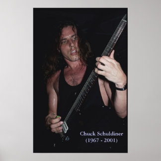 MORTE Chuck Schuldiner (1967 - 2001) poster