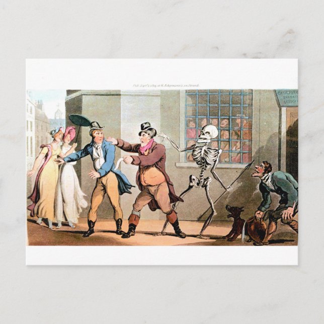 Morte coleta seu cartão postal devido (Frente)