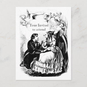 Morte com seu cartão postal de convite