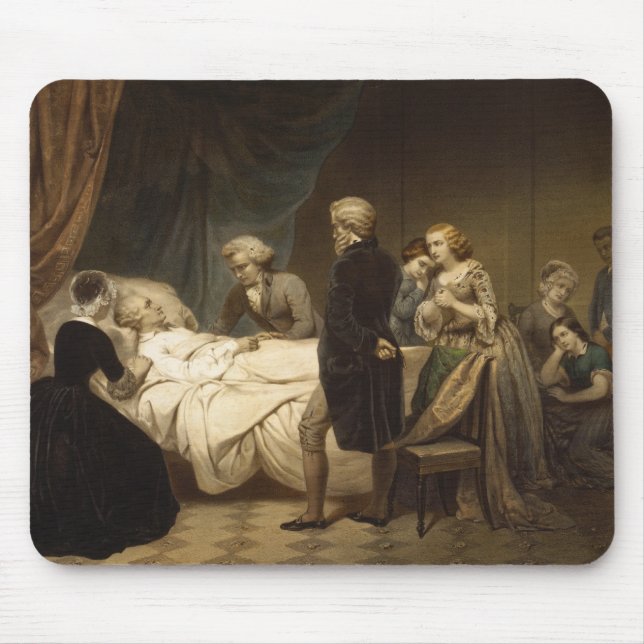 Morte de George Washington mousepad (Frente)