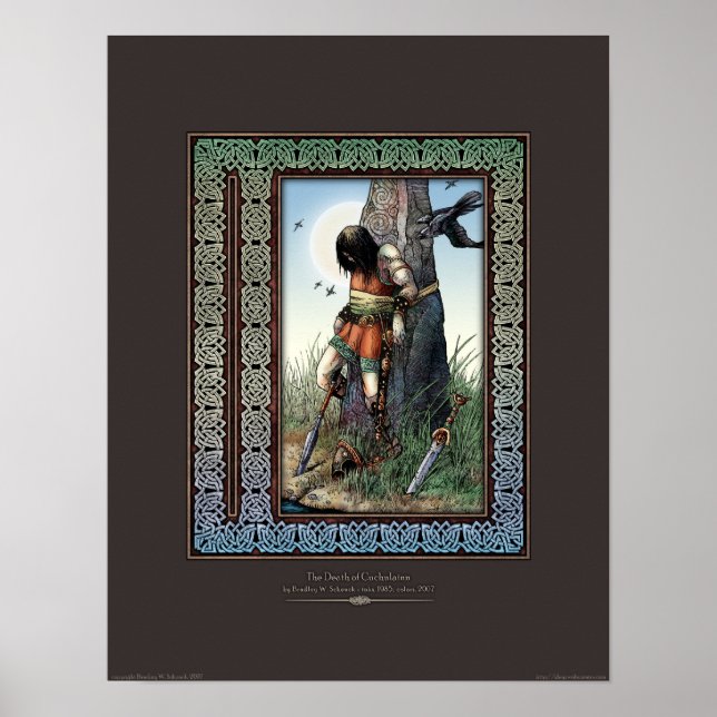 Morte de Poster Cuchulainn (14x18") (Frente)