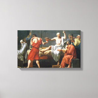 Morte de Sócrates por J.L. David - Na Canvas ~