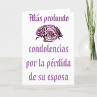 morte do cartão espanhol