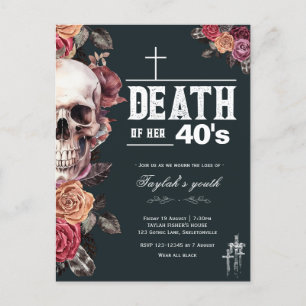 Morte dos 40 anos - 50 anos de convite