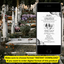 Morte Muçulmana Anúncio de Male Janaza Prayer