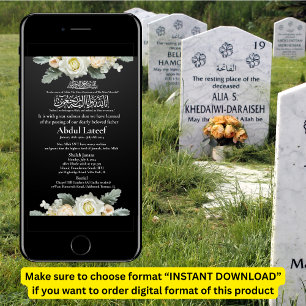 Morte Muçulmana Anúncio de Male Janaza Prayer