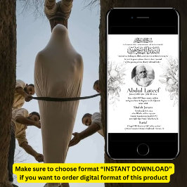 Morte Muçulmana Anúncio de Male Janaza Prayer