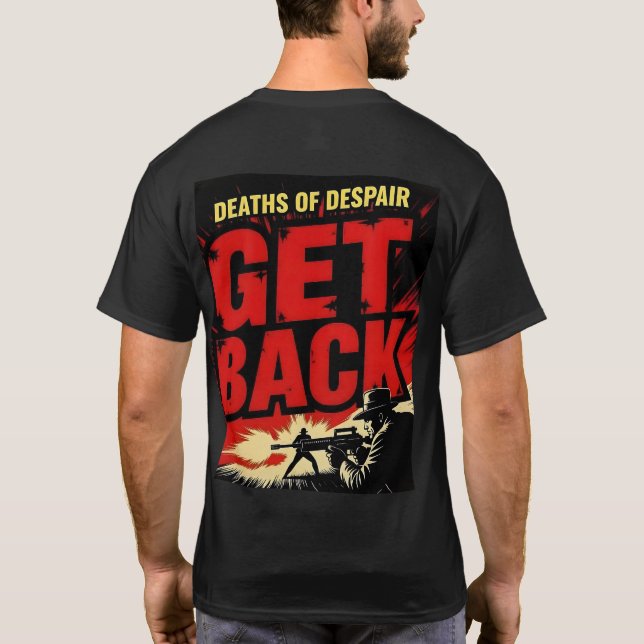 Mortes da Desesperança — Camiseta Get Back (Verso)
