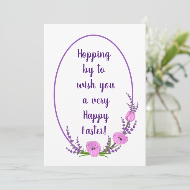 Mortes de férias românticas Páscoa de flores de tu (Em pé/Frente)