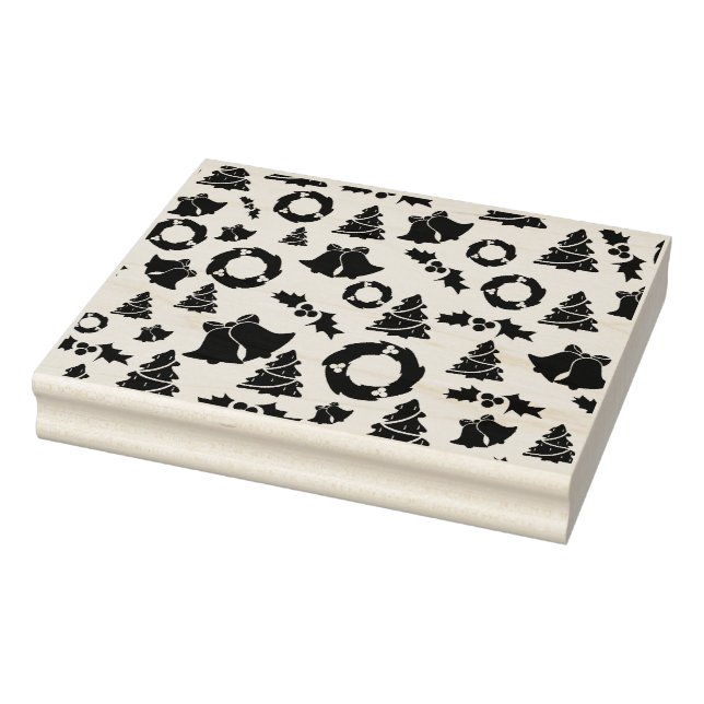 Mortes sinos de natal árvores de natal carimbo de  (Carimbo)