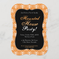 Morto Damask - Chic Sugar Skull - Convites Persona