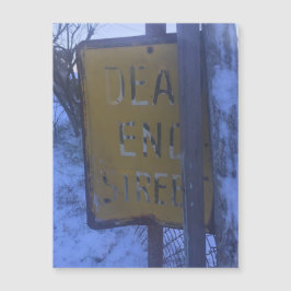 Morto End Snow Magnet