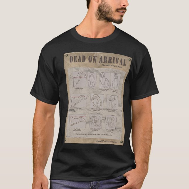 Morto na camiseta da chegada (Frente)