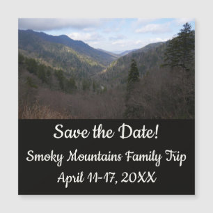 Morton Overlook nas montanhas do Enfumaçado Excele