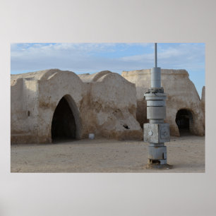 Mos Espa no planeta Tatooine Poster