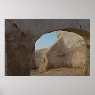 Mos Espa no planeta Tatooine Poster