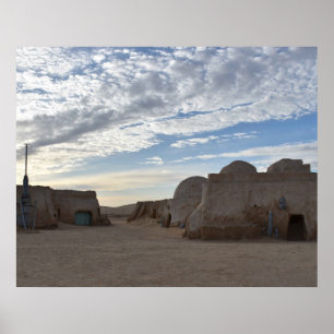 Mos Espa no planeta Tatooine Poster
