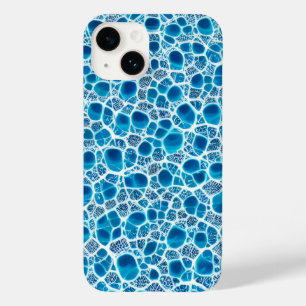 Mosaico Abstrato de gelo Azul e Branca Fantasia