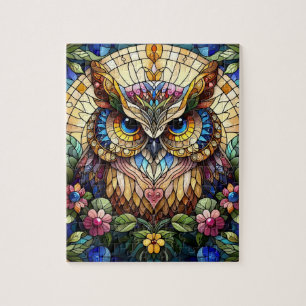 Mosaico - Coruja - Quebra-cabeça