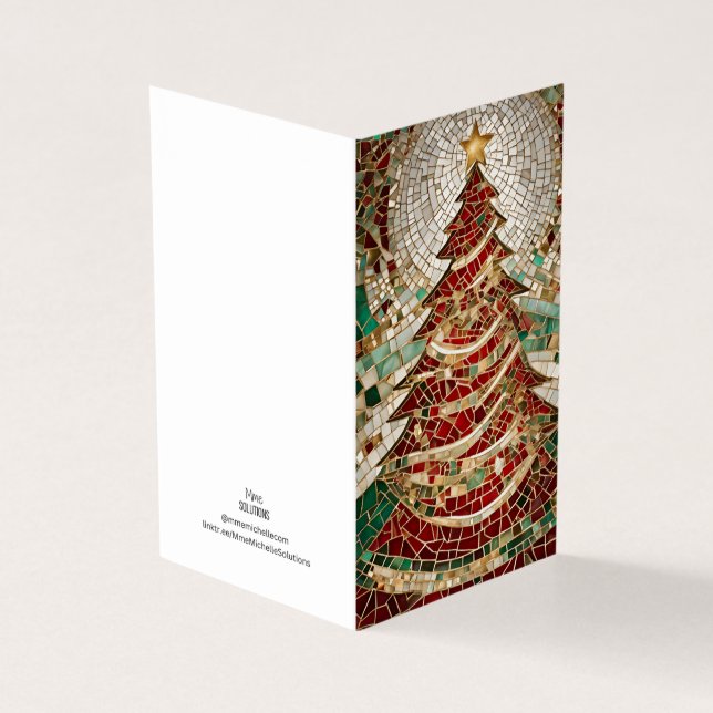 Mosaico da Árvore de Natal do Tema de Férias (Exterior)