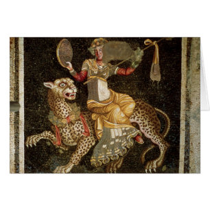 Mosaico de Dionysus que monta um ANÚNCIO do