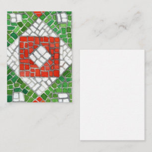 MOSAICO DE FÉRIAS 3,5x2,5 Cartão Postal Reto / Ver