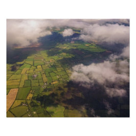 Mosaico de Terras Agrícolas Irlandesas – Impressão
