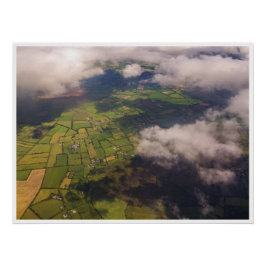 Mosaico de Terras Agrícolas Irlandesas – Impressão