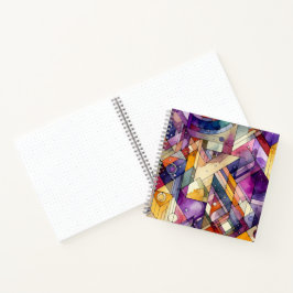 Mosaico Geométrico Rich, Coloração de Vidro Obtida