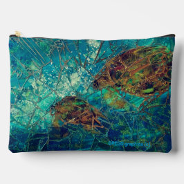 Mosaico Lg Zippered_Bag Tartarugas Indigenosity Ac