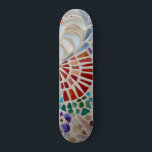 Mosaico Skateboard<br><div class="desc">Este conselho é decorado com um padrão de mosaico de casca. Porque nós criamos nosso próprio trabalho de arte você não encontrará essa imagem exata de outros designers. Mosaico original © Michele Davies.</div>