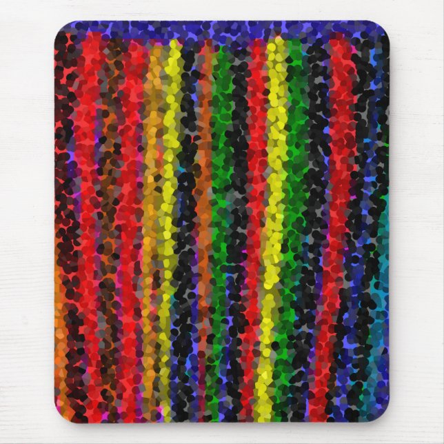 Mosaico Stripes Mousepad (Frente)