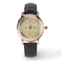 Mosaico suave dourado verde, Relógio eWatch Femini
