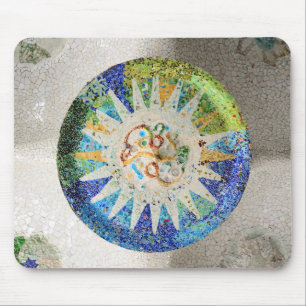 Mosaicos de Park Guell Mousepad