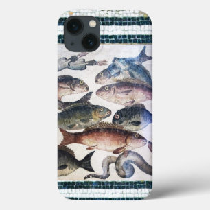 MOSAÍDOS ROMANOS ANTIGOS, PESCAS, CENA CÉLULA DE V