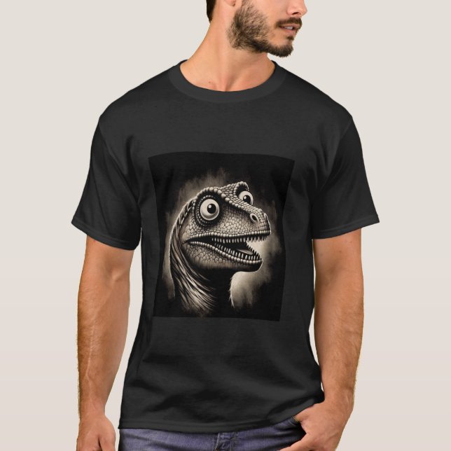 Mosassauro Camisa Engraçada Teia Dinousar Para Jur (Frente)